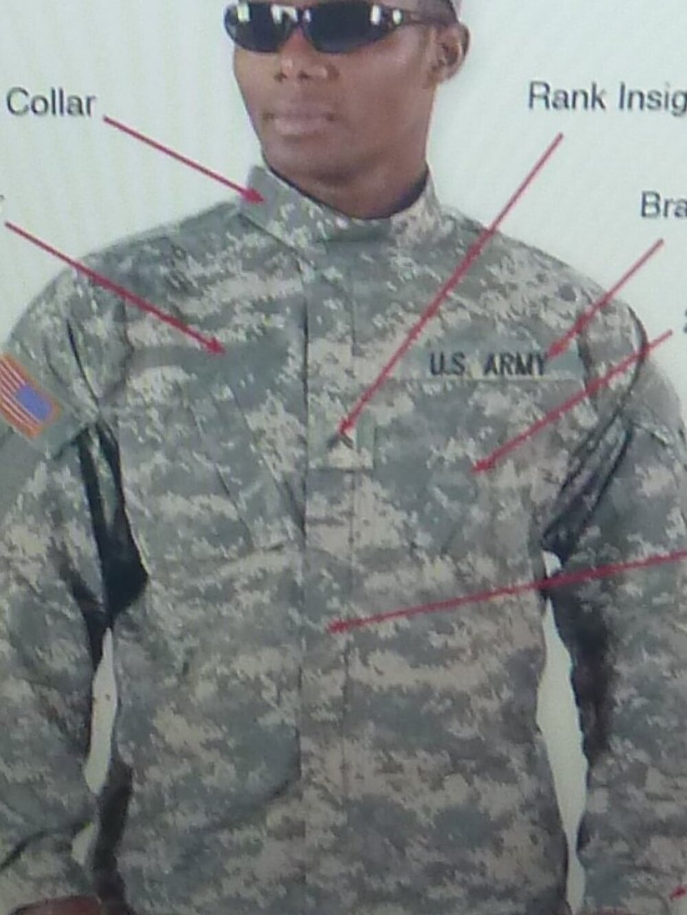 ACU Digital Camo Shirt Army Combat Uniform Military Universal UCP Top XL Short
